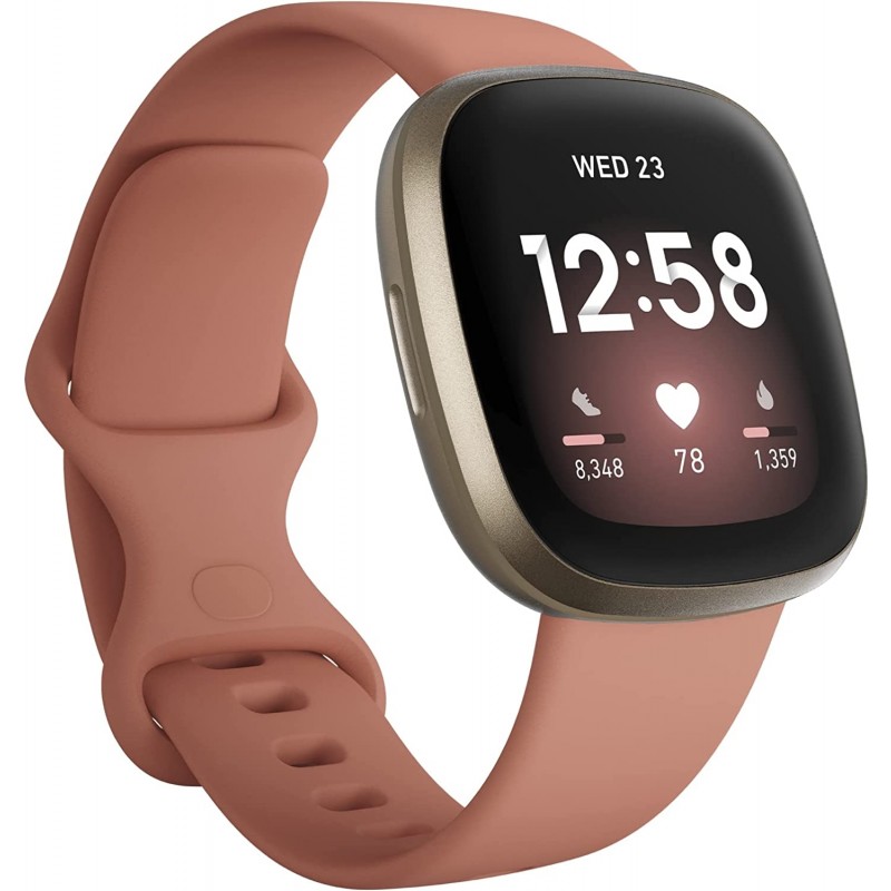 Fitbit Versa 3 Health Fitness Smartwatch Pink