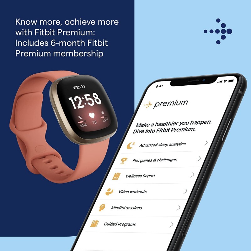 Fitbit premium versa 3 outlet