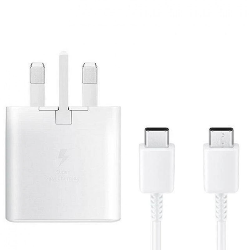 Samsung Original EP TA800UBE White 25W Super Fast Charging Type C