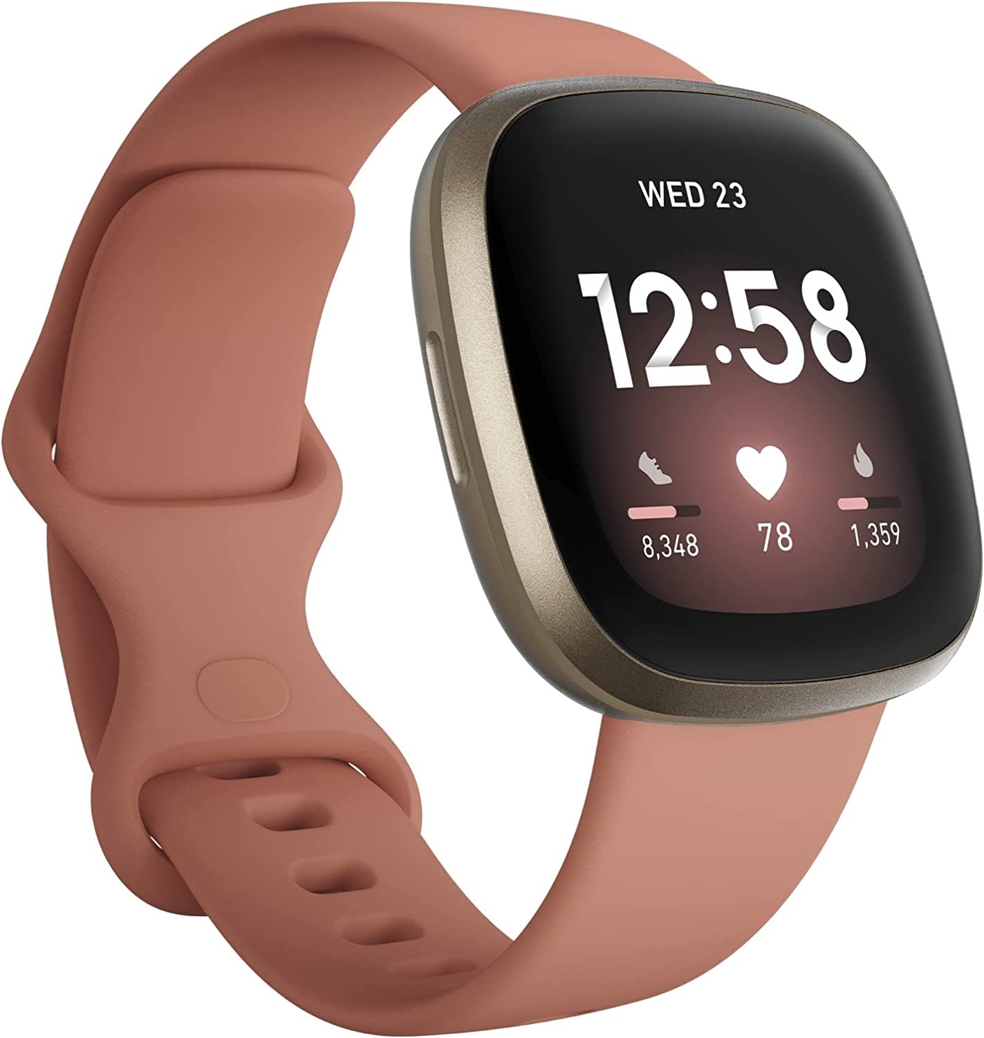 Fitbit Versa 3 Health & Fitness Smartwatch with 6-months Premium Membership Included, Built-in GPS, Daily Readiness Score and up to 6+ Days Battery