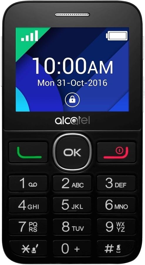 Alcatel 2008G-3AALGB1 OneTouch 2008G Mobile Phone - Black+White