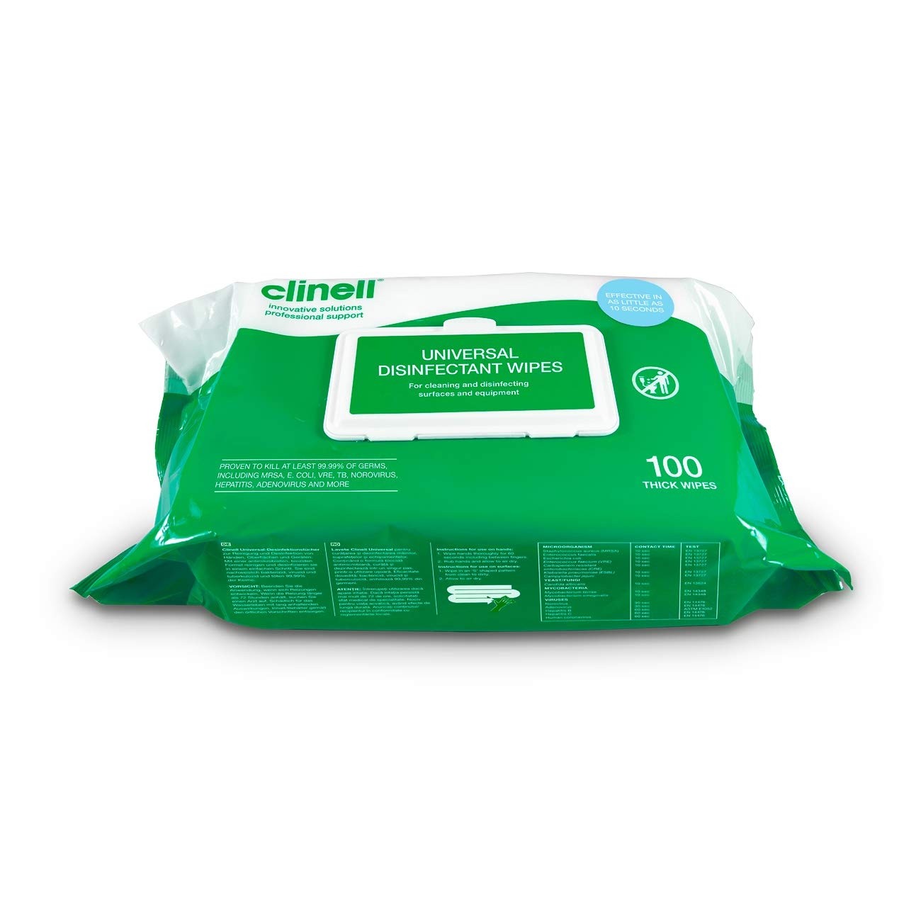 Clinell - Universal Cleaning and Surface Disinfection Wipes