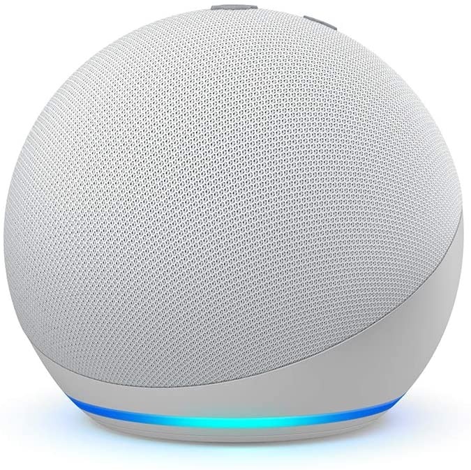 Amazon Echo Dot (4th generation) | Smart speaker with Alexa Glacier White