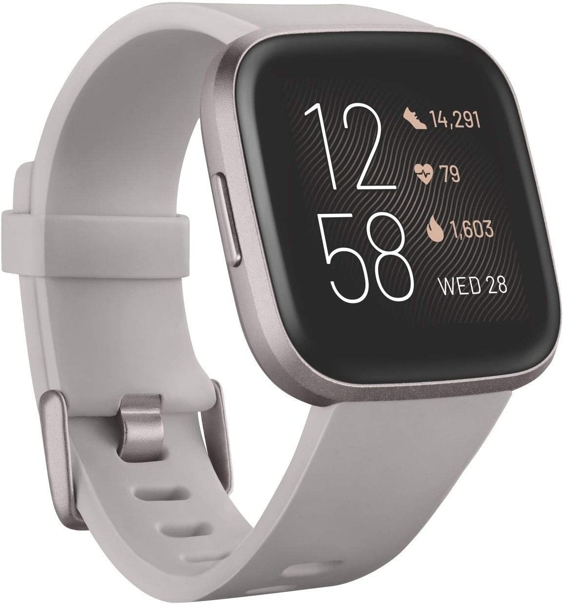 Fitbit Versa 2 Health & Fitness Smartwatch Mist Grey