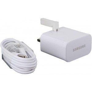 Genuine Samsung Fast Adaptive Mains White EP-TA50UWE + MIcro USB Cable
