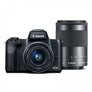 CANON EOS M50 Mark II Mirrorless Camera EF-M15-45 IS STM/EF-M55-200 IS STM KIT